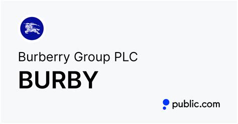 burberry stocks|Burberry stock symbol.